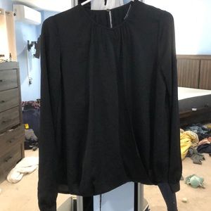 Vince wrap work blouse